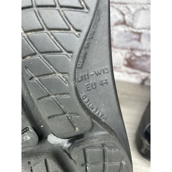 OOFOS OOAHH Black Recovery Rubber Comfort Slides Sandals Men Sz 44EU/11M US main image 12